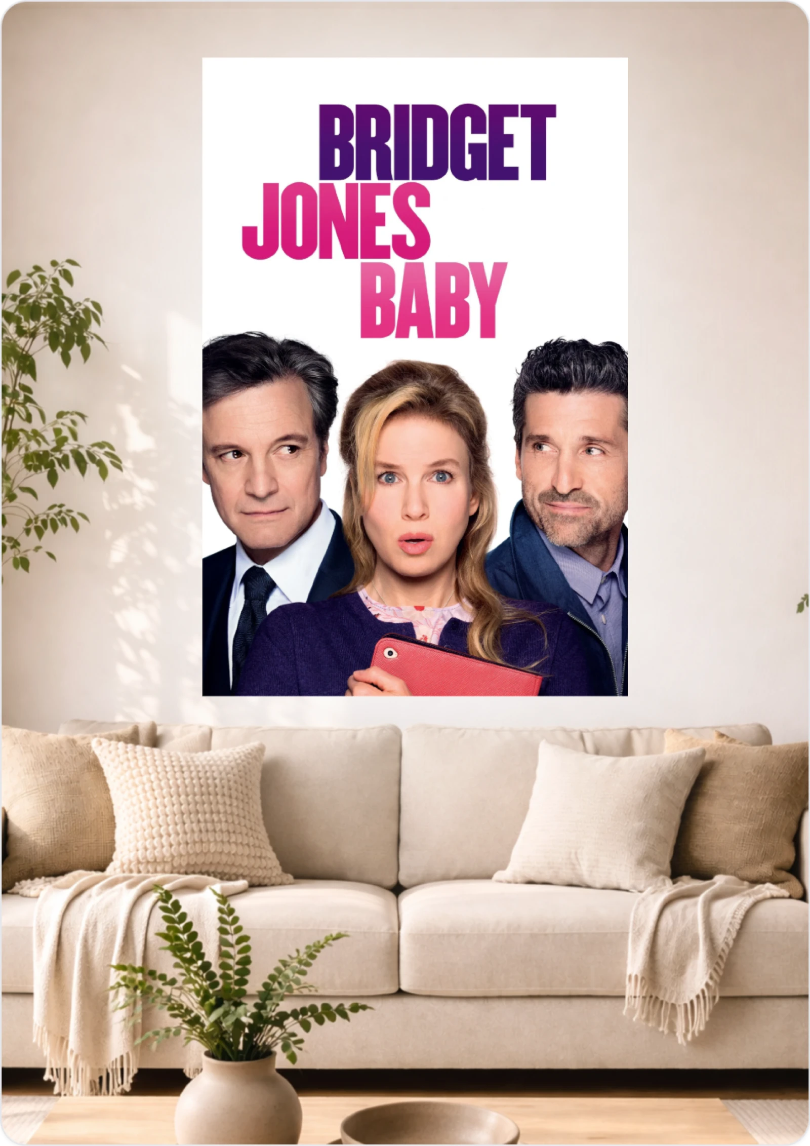 Affiche Bridget Jones Baby – Format A3 – Décoration murale film romantique